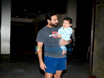 Kareena Kapoor Khan and Saif Ali Khan snapped arriving with baby Taimur to celebrate Soha Ali Khan's birthday