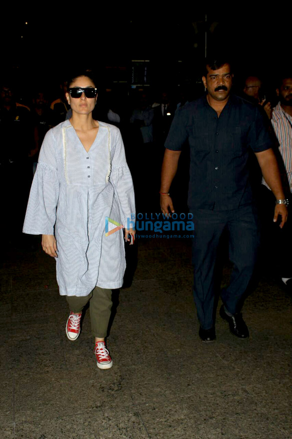 Kareena Kapoor Khan and baby Taimur Ali Khan snapped at the airport