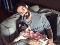 This photo of Misha Kapoor sleeping in daddy Shahid Kapoor’s arms is adorable!