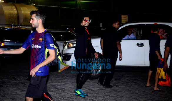 Ranveer Singh snapped after a soccer match Ranveer Singh snapped after a soccer match