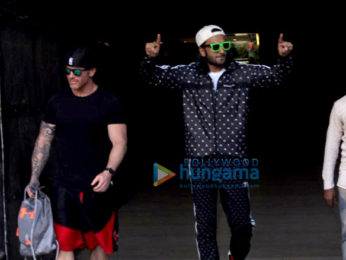 Ranveer Singh snapped in a fun mood in Mumbai