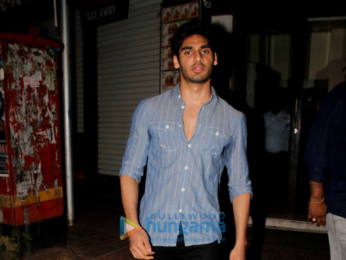 Rishi Kapoor, Iulia Vantur and Ahan Shetty snapped in Bandra