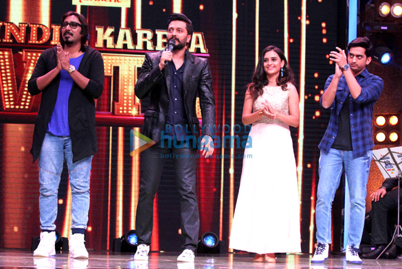 Riteish Deshmukh snapped on the sets of L’il Champs Riteish Deshmukh snapped on the sets of L’il Champs