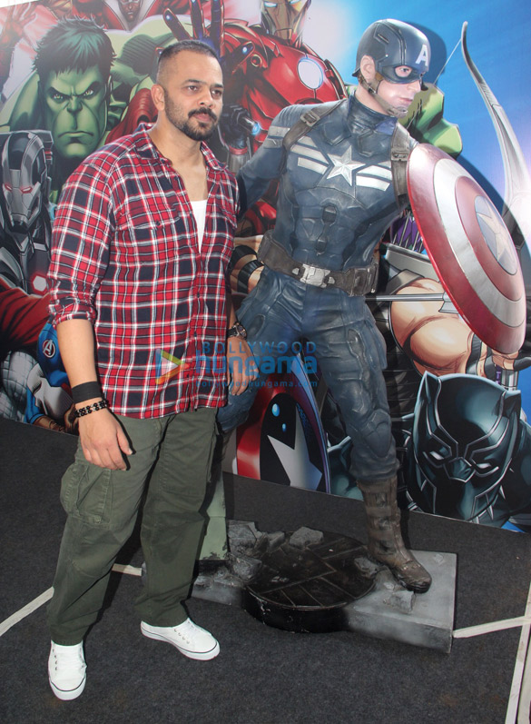 rohit shetty with captain america