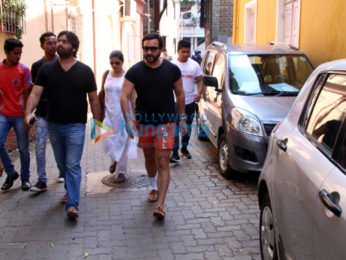 Saif Ali Khan snapped in Bandra