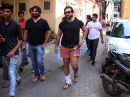 Saif Ali Khan snapped in Bandra