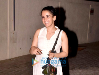 Sanya Malhotra spotted outside PVR Juhu