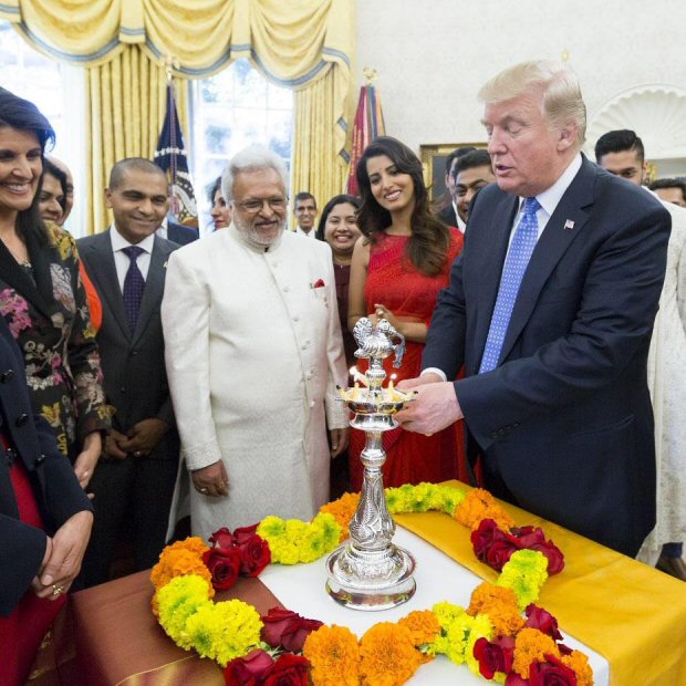 Scoop Look which Ex-Miss India recently celebrated Diwali with US President Donald Trump1