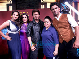 Shah Rukh Khan, Sushant Singh Rajput and Sania Mirza perform at Farah Khan’s show Lip Sing Battle