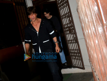 Shah Rukh Khan snapped at Shankar Mahadevan's studio