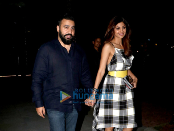 Shilpa Shetty and Raj Kundra spotted at Nara BKC
