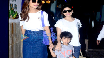 Shilpa Shetty and Shamita Shetty snapped at Candies