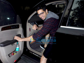 Sidharth Malhotra snapped outside a studio