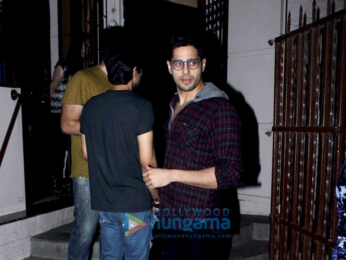 Sidharth Malhotra snapped outside a studio