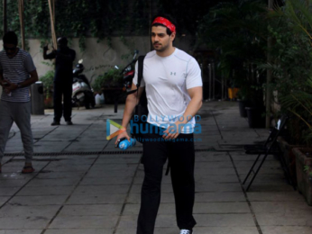Sooraj Pancholi snapped outside Reset Gym