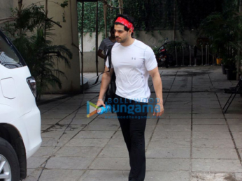 Sooraj Pancholi snapped outside Reset Gym