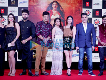 Sunny Leone and Arbaaz Khan grace the trailer launch of their film 'Tera Intezaar'