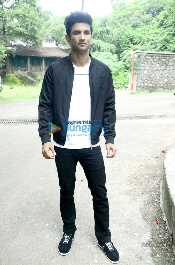 sushant singh rajput snapped shooting for flying machines new tvc 5
