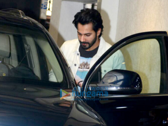 Varun Dhawan spotted after gym session in Khar