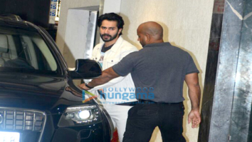 Varun Dhawan spotted after gym session in Khar