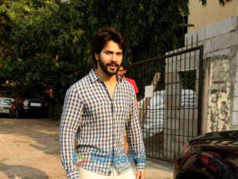 Varun Dhawan spotted at Shoojit Sircar's office