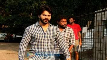 Varun Dhawan spotted at Shoojit Sircar’s office