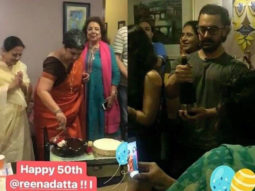Watch: Aamir Khan celebrates ex-wife Reena Dutta’s 50th birthday