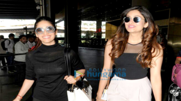 Yami Gautam arrives from Chandigrah with her sister