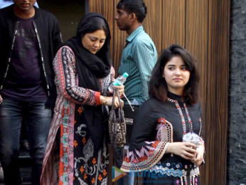 Zaira Wasim spotted at Aamir Khan's house for interviews