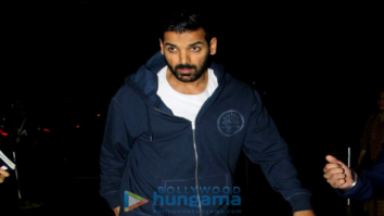 Aamir Khan and John Abraham arrives at the airport