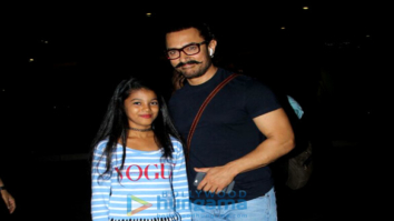 Aamir Khan arrives at the airport-