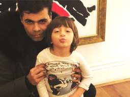 AbRam’s pout in this picture with Karan Johar is the cutest thing on the internet