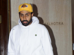 Abhishek Bachchan and Aishwarya Rai Bachchan snapped at Manish Malhotra’s home