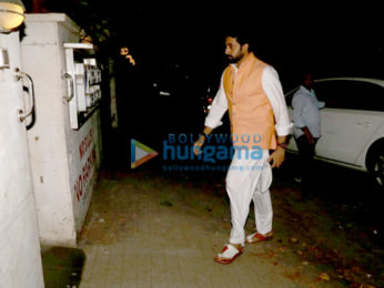 Abhishek Bachchan snapped in Juhu