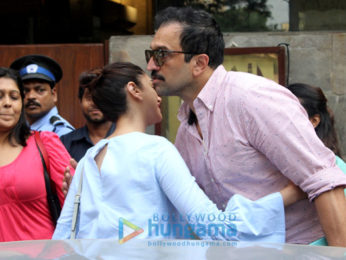 Aditi Rao Hydari and Atul Kasbekar spotted at Indigo in Bandra