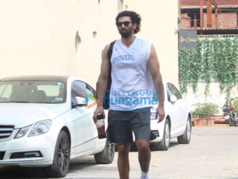 Aditya Roy Kapur, Shahid Kapoor, Mira Rajput and Sooraj Pancholi snapped at the gym