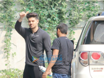 Aditya Roy Kapur and Sooraj Pancholi spotted outside their gym