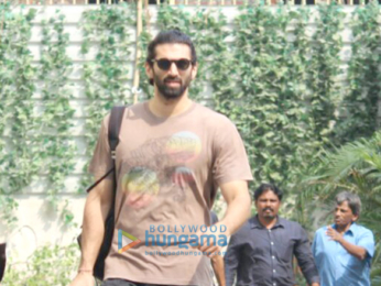 Aditya Roy Kapur and Sooraj Pancholi spotted outside their gym