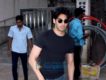 Ahaan Shetty snapped at a clinic in Bandra