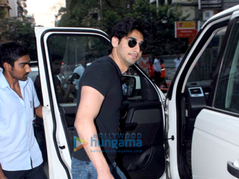 Ahaan Shetty snapped at a clinic in Bandra