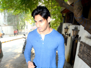 Ahan Shetty snapepd at Hakim Aalim's