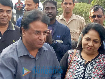 Ajay Devgn celebrates producer Kumar Mangat Pathak's birthday on the sets of 'Raid'