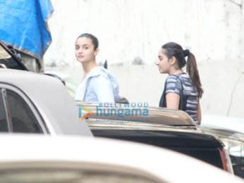 Alia Bhatt snapped outside her gym