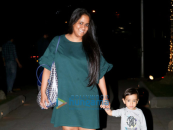 Arpita Khan spotted with her son Ahil