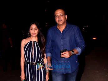 Ashutosh Gowariker snapped with his wife Sunita