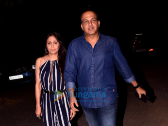 Ashutosh Gowariker snapped with his wife Sunita