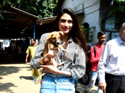 Athiya Shetty visits Bombay Society for the Prevention of Cruelty to Animals