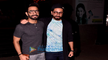 Ayushmann Khurrana and Aparshakti Khurana snapped at PVR