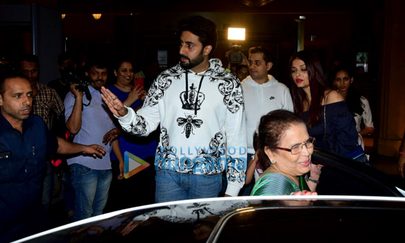 bachchan family spotted celebrating aaradhyas birthday at j w marriott 4