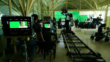 Behind the scenes: Shah Rukh Khan gives a sneak peek of his film set
